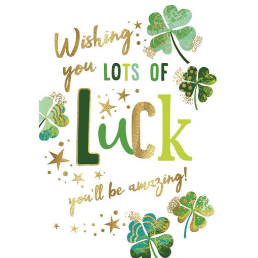Picture of WISHING YOU LOTS OF LUCK CARD